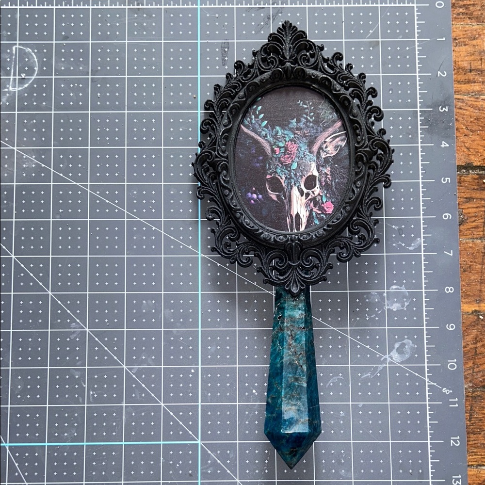 Gothic home decor with Blue Apatite Wand